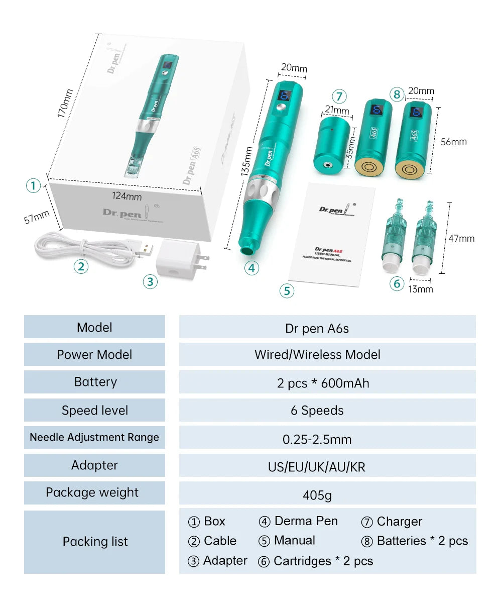 Dr. Pen A6S Smart Micro-needling Pen