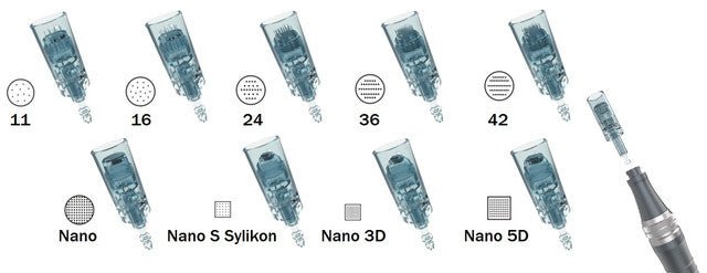 Dr. Pen M8 Cartridges (Tips) - Attily - derma pen tip - replacement head - derma pin