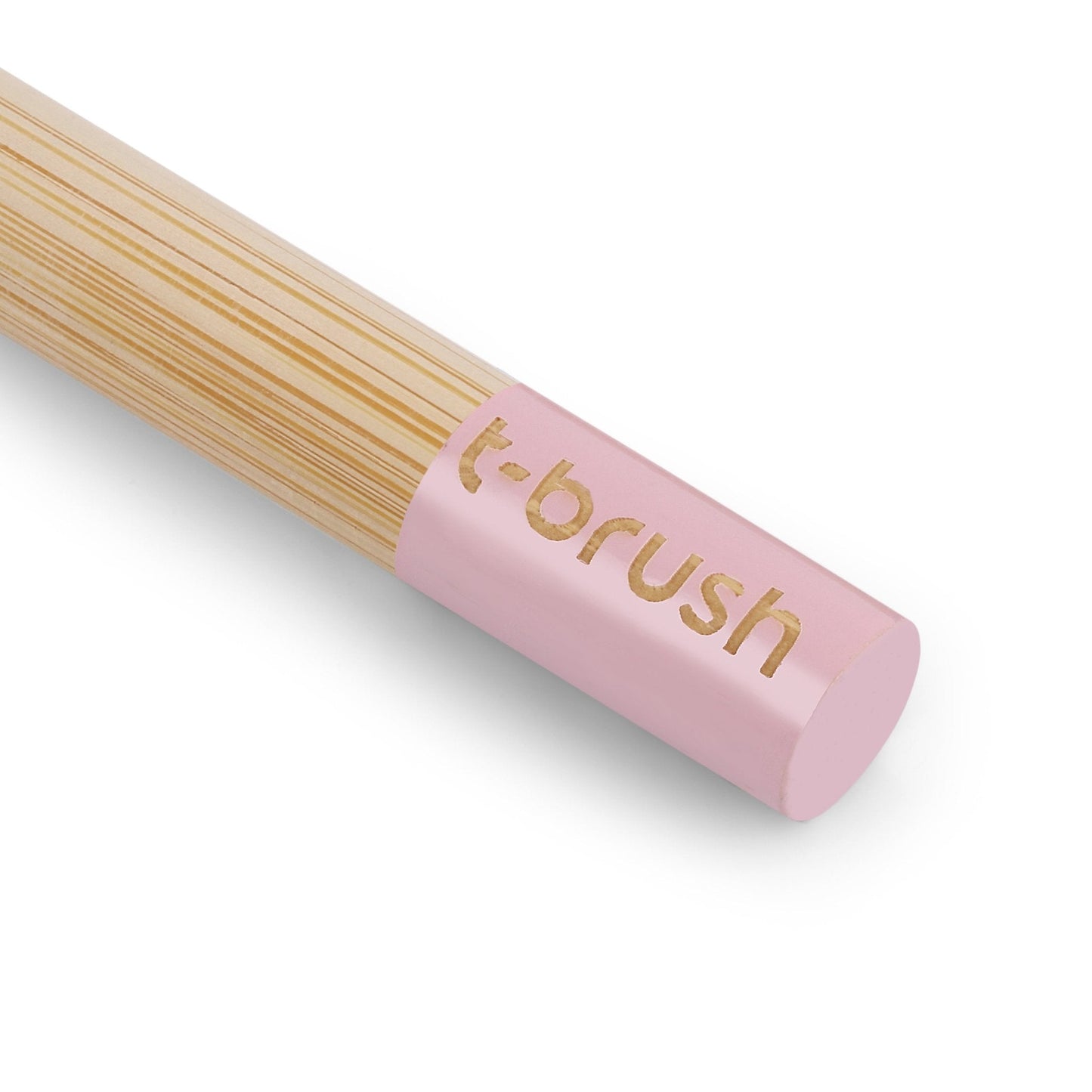 T-Brush Bamboo Kids Toothbrush - Pink - Attily - #boycott #فلسطين #palestine