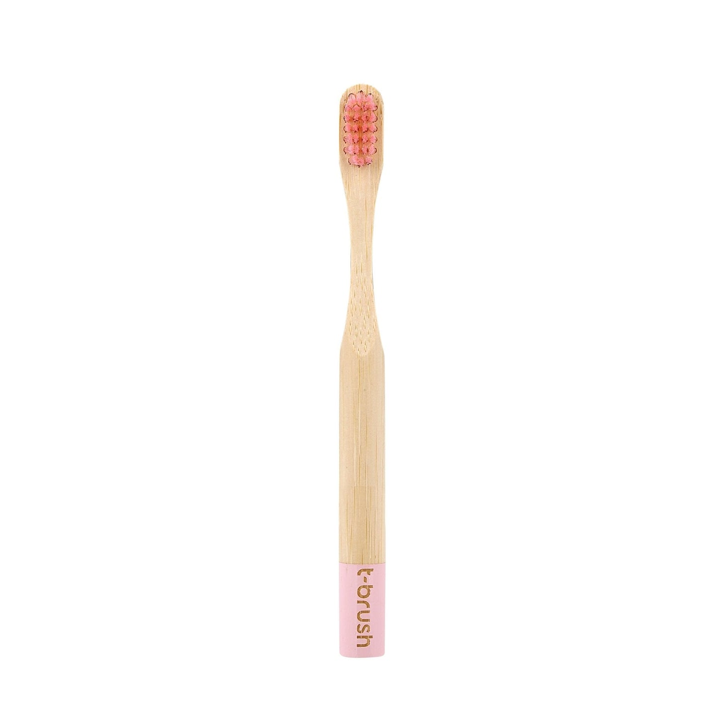 T-Brush Bamboo Kids Toothbrush - Pink - Attily - #boycott #فلسطين #palestine