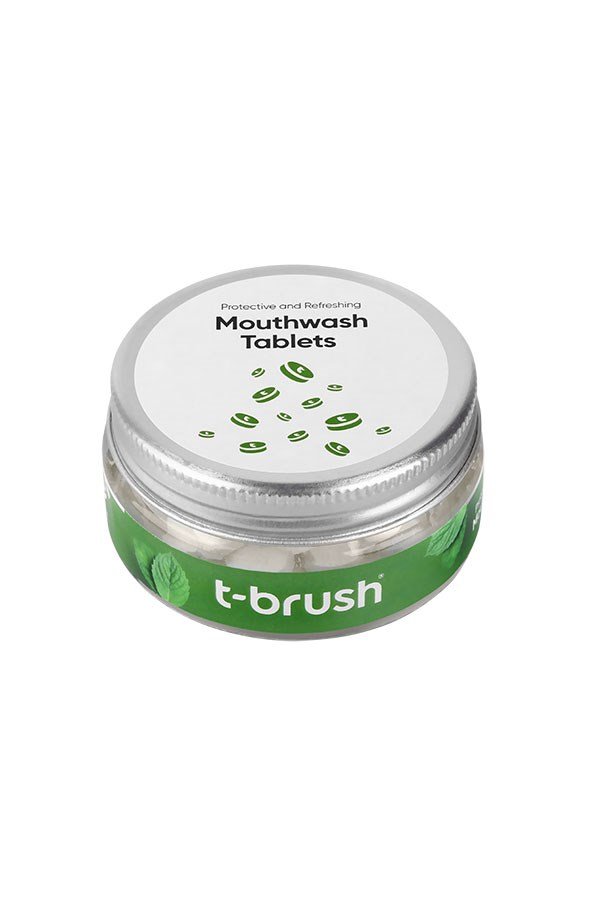 T-Brush Mint Flavored Mouth Rinse Tablet - Fluoride - Attily - #boycott #فلسطين #palestine