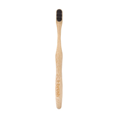 T-Brush Nano Bamboo Toothbrush - Black - Attily - #boycott #فلسطين #palestine