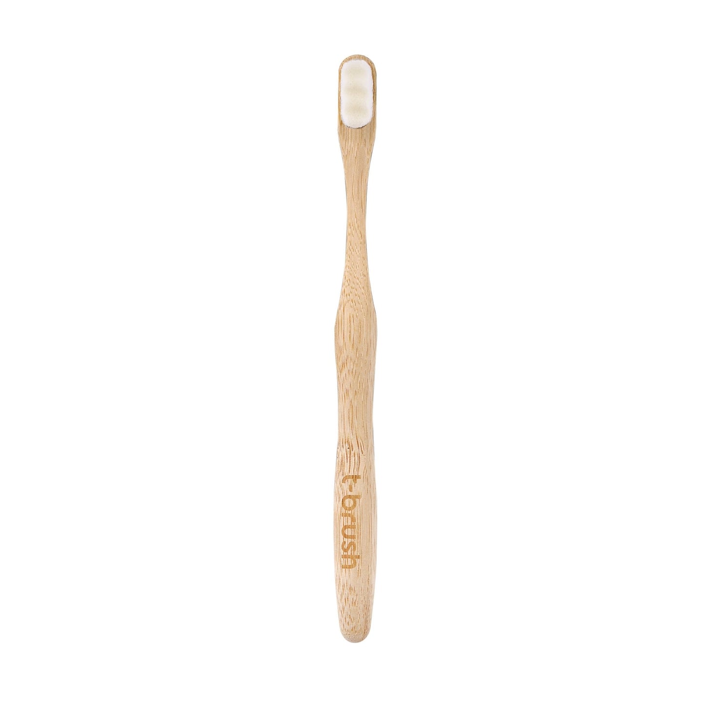 T-Brush Nano Bamboo Toothbrush - White Color - Attily - #boycott #فلسطين #palestine