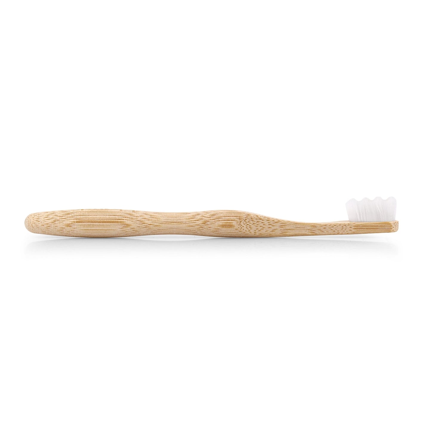 T-Brush Nano Bamboo Toothbrush - White Color - Attily - #boycott #فلسطين #palestine