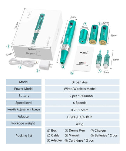 Dr. Pen A6S Smart Micro-needling Pen