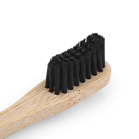 T-Brush Bamboo Toothbrush - Black - Attily - #boycott #فلسطين #palestine