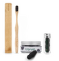 T-BRUSH - Premium Active Charcoal Oral Care Set (Nano Brush)